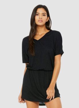 Flowy Blousy V-Neck Dress